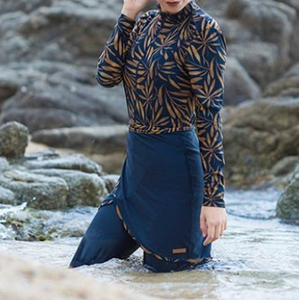 Protection UV grande taille imperméable respirant à la mode modeste musulman couverture complète maillots de bain pour femmes - Product Image 2