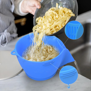 Passoire en acier inoxydable SYH571 pour la maison, outils et accessoires de cuisine, filtre à fruits en conserve, matériau métallique, vente en gros - Product Image 5