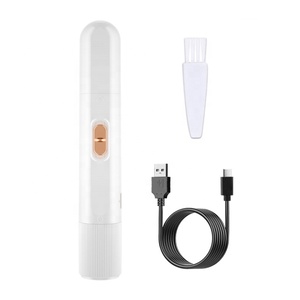 <span class=keywords><strong>Rasoir</strong></span> électrique 2 en 1 à double extrémité Épilateur indolore pour femme Tondeuse à sourcils et épilation <span class=keywords><strong>du</strong></span> visage avec lumière LED - Product Image 2