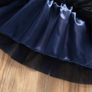 Venta al por mayor de ropa de boutique para niños cuello redondo niñas enagua vestido sin mangas de camuflaje - Product Image 5