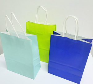 ถุงกระดาษงานฝีมือสีทึบ - Product Image 2