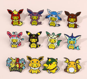Épingles de qualité supérieure, épingles d'anime, vente en gros, épingles en émail personnalisées, badges Pokemoned - Product Image 1
