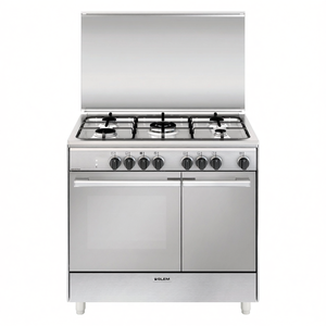 เตาแก๊ส 5 หัวเตา พร้อมเตาอบไฟฟ้า UNICA UR965MI สแตนเลส ระดับ A (90x60x95 ซม.) - Product Image 2