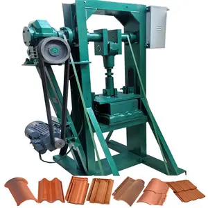Hydraulic laying press concrete cement ceramic clay forming roofing roof tile making machine price