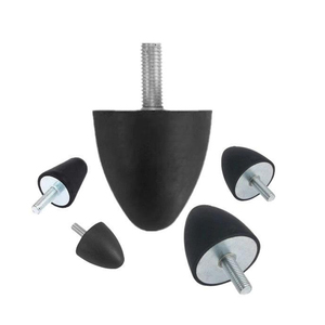 Amortisseurs paraboliques en caoutchouc de type VP M6 M8 M10, supports anti-vibrations coniques en caoutchouc - Product Image 1