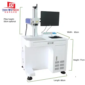 Faserlaser drucker Laser beschriftung maschine zur Kennzeichnung von rostfreien Chargen nummern