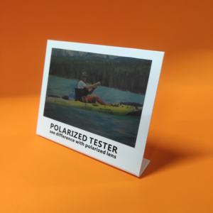 Placa de teste acrílico polarizada, atacado, placa de ensaio de óculos de sol polarizadas, cartões de teste de luz 12*21 - Product Image 3