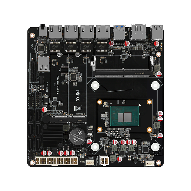 Intel Quad Core N150 6W 3.6GHz ITX Motherboard 4*2.5G LAN 6*SATA M.2/HD/DP Integrated Desktop SoC Home NAS PfSense New
