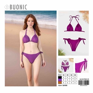Set bikini da donna Buonic viola taglia 42 44 46 48 Costumi da bagno da spiaggia - Product Image 1