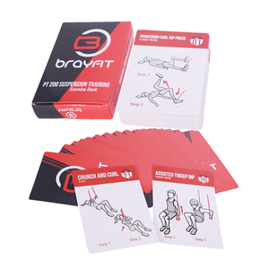 Cartes de jeu personnalisées pour le yoga, cartes de sport, cartes de pose, cartes de guide, cartes de jeu en gros - Product Image 1