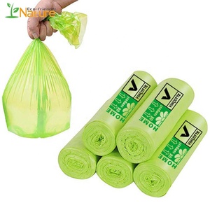 Eco friendly compostable biodegradable supermarket thank <span class=keywords><strong>you</strong></span> shopping recyclable plastic t shirt bags - Product Image 1