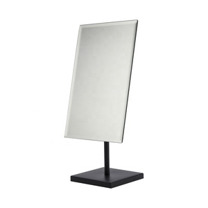 Nhà Sản Xuất Máy Tính Để Bàn Đứng Vanity Trang Điểm Mỹ Phẩm Không Khung Máy Tính Để Bàn Kính Màu Đen Gương - Product Image 1
