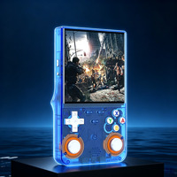 Console de jeu portable LR R36 Ultra Retro avec écran 4,0 pouces 720x720, communication Wi-Fi, 64 Go, plus de 20000 jeux classiques intégrés, système d'exploitation AK