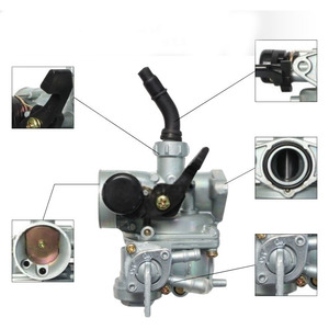 Novo Carburador PZ19 19mm com Afogador Manual e Interruptor de Combustível para Motocicletas 50cc 70cc 90cc 100cc 110cc C100 DY100 WAVE100 4 Tempos XYRacing - Product Image 2