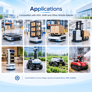 Batterie au lithium AMR 24V 120Ah pour robot industriel, pack de batteries à décharge profonde avec BMS intelligent, pour automatisation d'entrepôt, personnalisable OEM ROY-24V-120Ah-g - Product Image 4