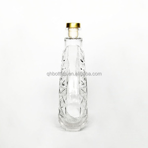Botellas de Vidrio Transparentes para Vino y <span class=keywords><strong>Vodka</strong></span> con Forma Única, 250 ml, 500 ml, Botellas de Vidrio de Cristal para <span class=keywords><strong>Vodka</strong></span> - Product Image 3