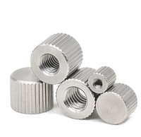 Écrou moleté en acier inoxydable 304 à serrage manuel cylindrique pour imprimante 3D, fixation CNC, quincaillerie d'assemblage, kit industriel