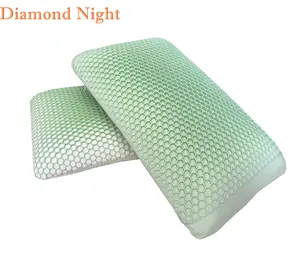 Diamante noche suave TPE cubierta lavable almohada talalay onsert almohada para el hogar plano