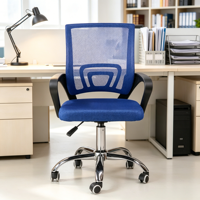 Chaise de bureau pivotante en maille, design moderne, réglable en hauteur, en plastique, vente en gros d'usine, best-seller