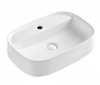 Meuble de toilette minimaliste Lavabos en céramique Lavabo vasque Salle de bain Salon Sanitaire Table Top Lavabos à main