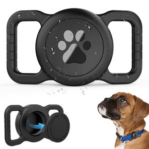 Funda de Silicona Impermeable con Diseño de Huella de Perro para Airtag, Soporte para Apple Airtag y Protector Completo Antipérdida para Mascotas - Product Image 1