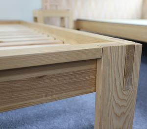 Cama de madera sólida personalizada de diferentes estilos, cama de madera sólida - Product Image 5