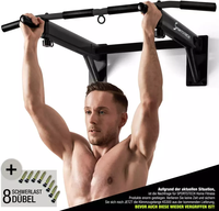 Barre de traction murale en acier pour exercices de fitness à domicile