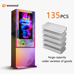 Treo tường mini Máy bán hàng tự động cho xì gà hỗ trợ thẻ tín dụng & tiền mặt tùy chọn thanh toán màn hình cảm ứng bao cao su thông minh máy bán hàng tự động - Product Image 2