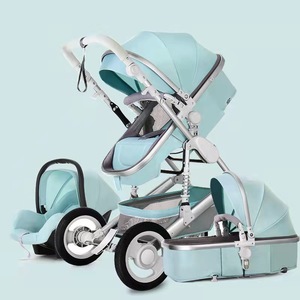 2021 New Baby Prams Children Push Chair Folding Stroller <b>Trolley</b> Hot Mum Tricycle 3 In1 - Product Image 4