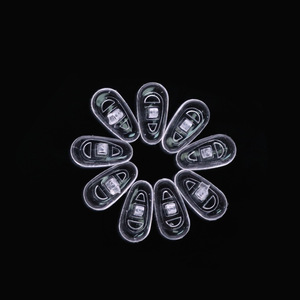 แผ่นรองจมูกยางนิ่มใสสำหรับแว่นตา ป้องกันการลื่น 14 มม. อะไหล่โพลียูรีเทน ใช้ได้กับแว่นตาทั่วไป - Product Image 1