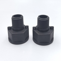 Nylon DN15 femelle 3/4 à mâle NPT 1/2 pour couplage de compteur d'eau