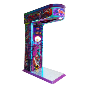 Funspace Kids Máquina de juego de boxeo con monedas Punching Ultimate Punching Arcade Punch Game Boxer Machine para Game Center - Product Image 1