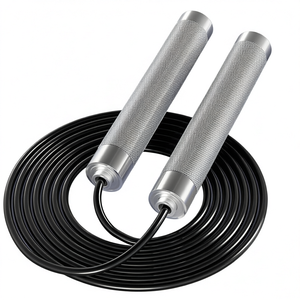 Corde à sauter Yx Bold robuste en aluminium et acier, lestée, pour la combustion des graisses, course, non-intelligente, 2,8 m, pour l'exercice physique - Product Image 1