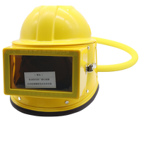 Casco de Sandblasting Reforzado con Fibra de Vidrio, Casco de Protección con Ventana Amplia y Banda Ajustable para la Cabeza, Suministro de Fábrica OEM