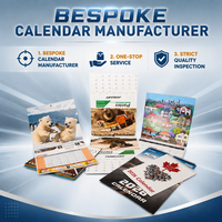Calendriers mensuels et calendriers muraux personnalisés, OEM ODM, calendrier multi-styles, personnalisation complète de la mise en page, planificateur de bureau suspendu