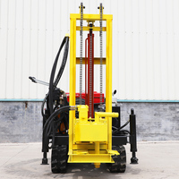 Mini plate-forme de forage de puits d'eau portable personnalisable directe d'usine efficace avec composants de noyau de pompe et de moteur