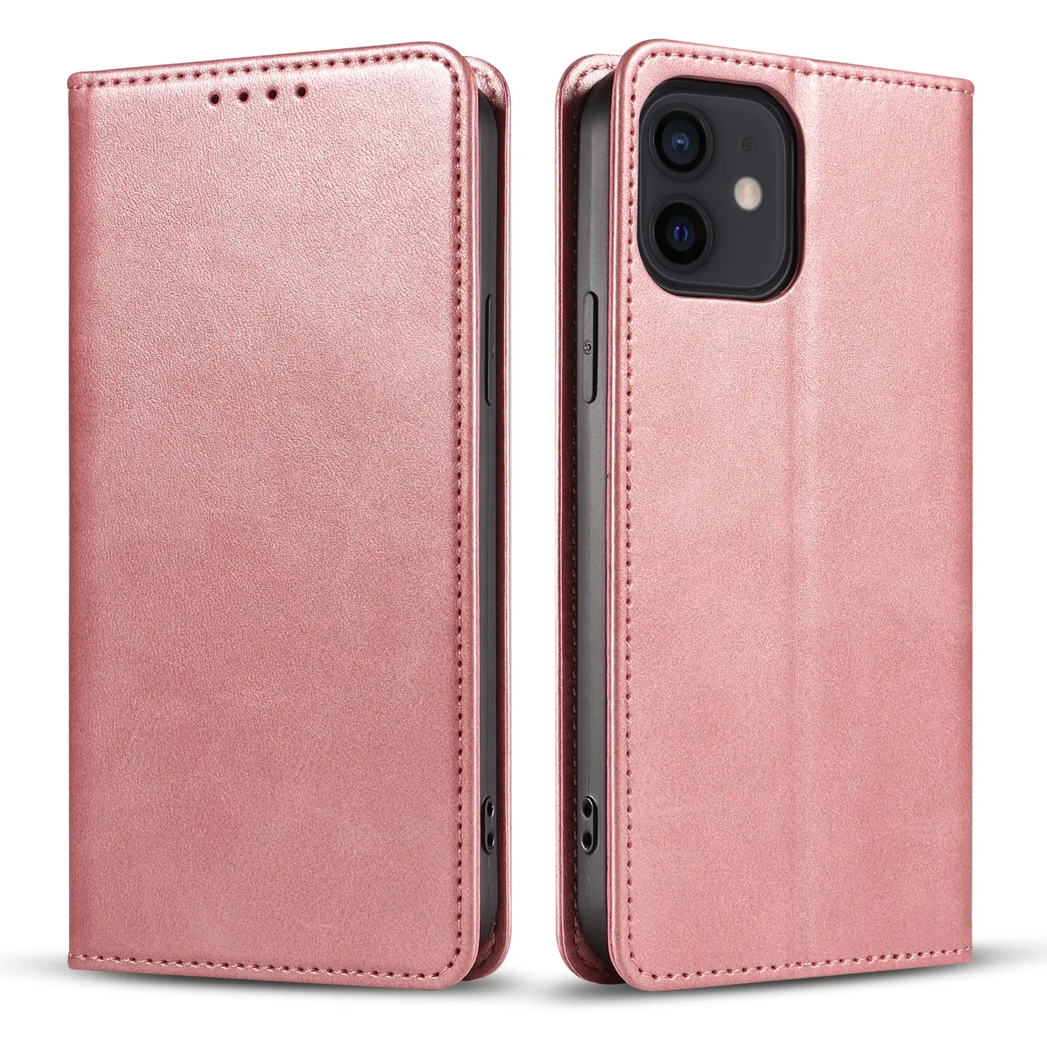 Novo Padrão Bezerro Coldre Magnético Caso De Couro De Negócios Para Iphone 15 Pro Leather Case
