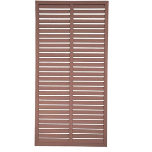 2024 mới sân sau WPC lưới/Gỗ nhựa composite vườn lưới nhựa trang trí lưới Bảng điều khiển - Product Image 2