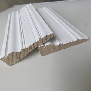 Rodapié de pino blanco preimprimado para unión con el suelo, para molduras modernas, longitud personalizada, pedido a granel, venta al por mayor - Product Image 5