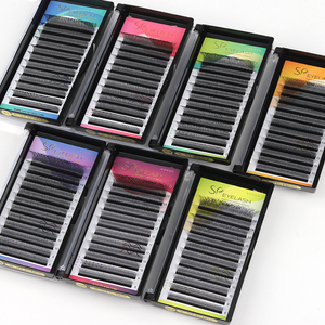 Sp Lông Mi Yy Hình Chữ W Đầy Đủ Khối Lượng Tự Nhiên Màu Đen Hàn Quốc Pbt Sợi 0.07Mm 8-15Mm Hỗn Hợp Chiều dài Khay Lông Mi M Curl - Product Image 6