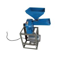 Mini marteau pulvérisateur de farine broyeur Machine pour l'alimentation des animaux Durable petit moulin électrique maïs poudre broyeur Machine pulvérisateur