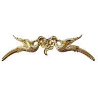 Poignée de meuble en laiton en forme de fleur de Phénix, quincaillerie décorative pour tiroir, armoire, placard, style chinois, mobilier de maison