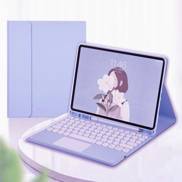 Portable Wireless Keyboard Case Touchpad Anti-scratch Lightweight iPad 10th Gen 10.9 2022 Slim Tablet Cover Magnetic Pencil
