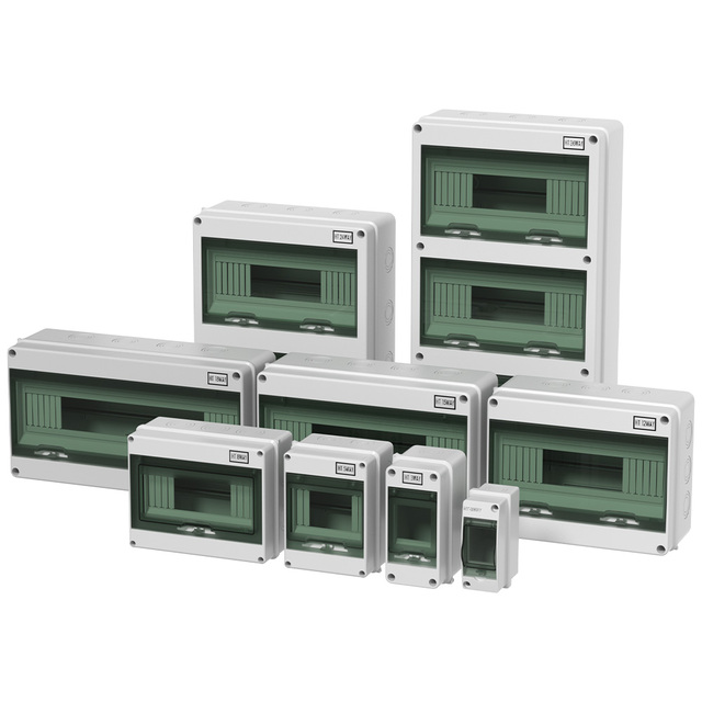 CE Outdoor IP65 Waterproof ABS Electrical Power Solar  Plastic Distribution Box  Junction DB Box MCB Enclosure Box