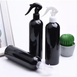 Botellas de Spray de Plástico PET Vacías de 400 ml, Forma Cilíndrica, Bomba de Gatillo, Negro, Blanco, Marrón, Azul, Verde, Uso Doméstico - Product Image 3