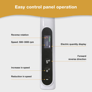 อุปกรณ์ขัดฟันแบบปรับได้อุปกรณ์ขัดฟันแบบหลายเกียร์ไร้สายเคลือบขัดเงาแบบพกพา - Product Image 3