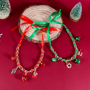 مجوهرات عيد الميلاد المخملية سحر الرقبة قلادة ذهبية قلادة للنساء - Product Image 6