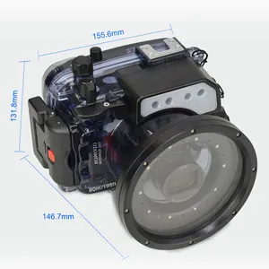 Pelucheux — étui étanche de plongée sous-marine <span class=keywords><strong>pour</strong></span> caméra <span class=keywords><strong>Sony</strong></span> <span class=keywords><strong>RX100</strong></span> VII, boîtier de protection, équipement de plongée et photographie, 60m195 pieds - Product Image 1