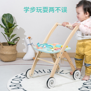 High Quality Toddler <strong>Wooden</strong> <strong>Doll</strong> Play Furniture Baby Walker New Design Lovely Red <strong>Wooden</strong> <strong>Doll</strong> <strong>Pram</strong> - Product Image 3