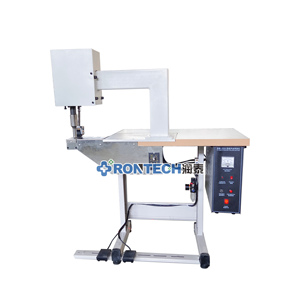 Máquina de soldadura ultrasónica manual para fusión de mangas de batas no tejidas, máquina de soldadura ultrasónica para mangas de batas no tejidas - Product Image 1